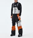 Montec Dozer Skihose Herren Light Grey/Black/Burned Orange