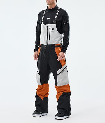 Montec Dozer Snowboardhose Light Grey/Black/Burned Orange