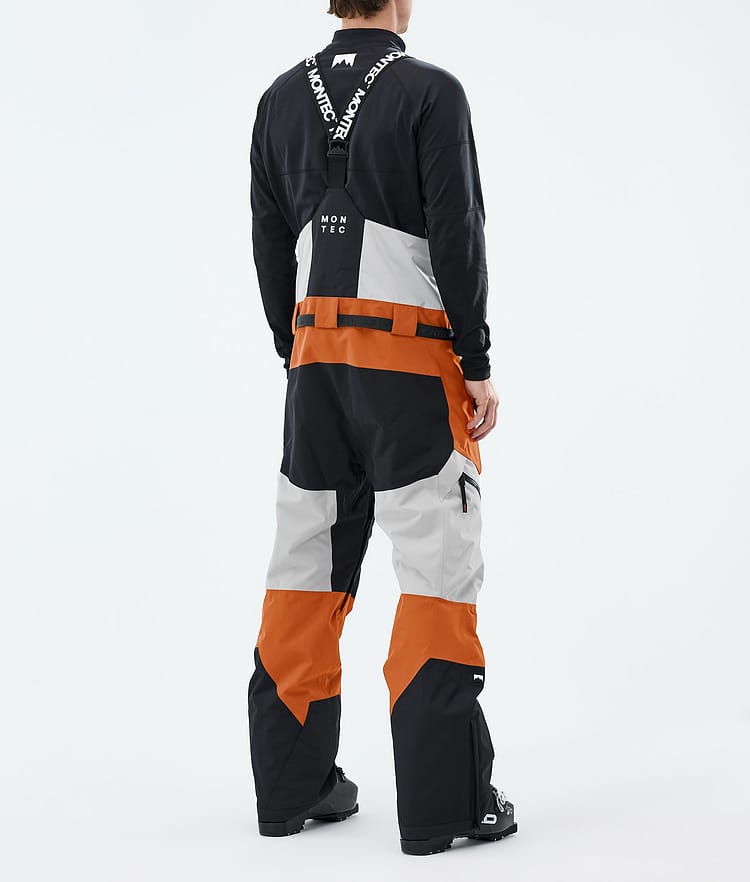 Montec Dozer Skihose Herren Light Grey/Black/Burned Orange, Image 3 of 6