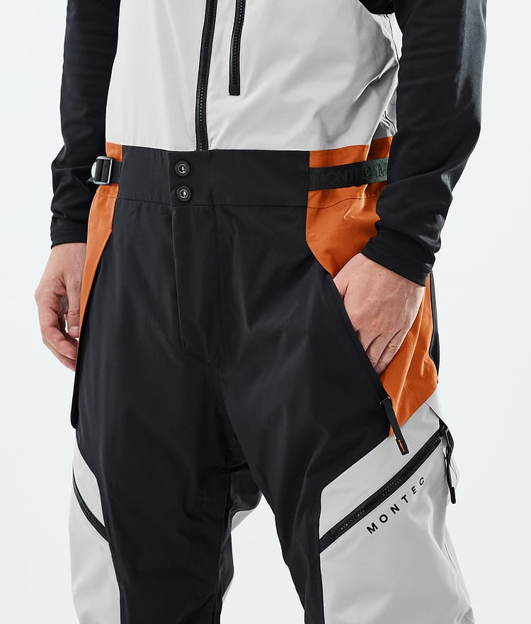 Montec Dozer Skihose Herren Light Grey/Black/Burned Orange, Image 4 of 6