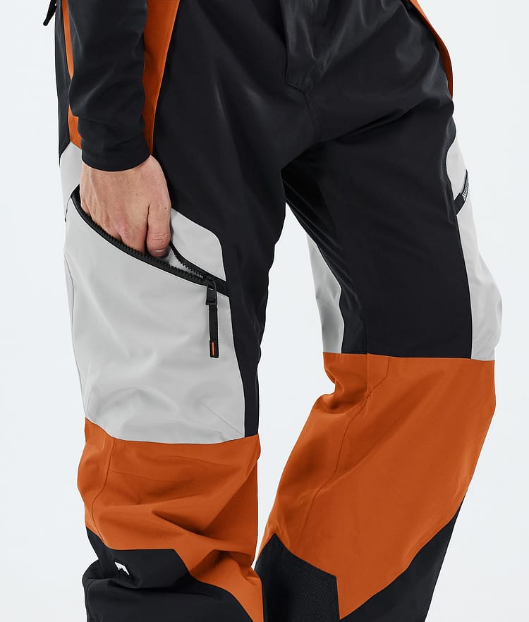 Montec Dozer Skihose Herren Light Grey/Black/Burned Orange, Image 6 of 6