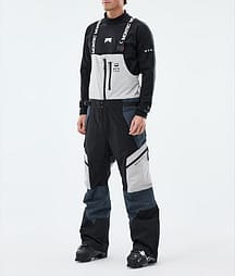 Montec Dozer Skihose Herren Light Grey/Black/Metal Blue