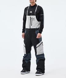 Montec Dozer Snowboardhose Herren Light Grey/Black/Metal Blue