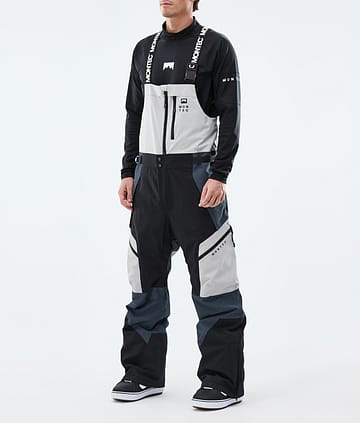 Montec Dozer Snowboardhose Light Grey/Black/Metal Blue