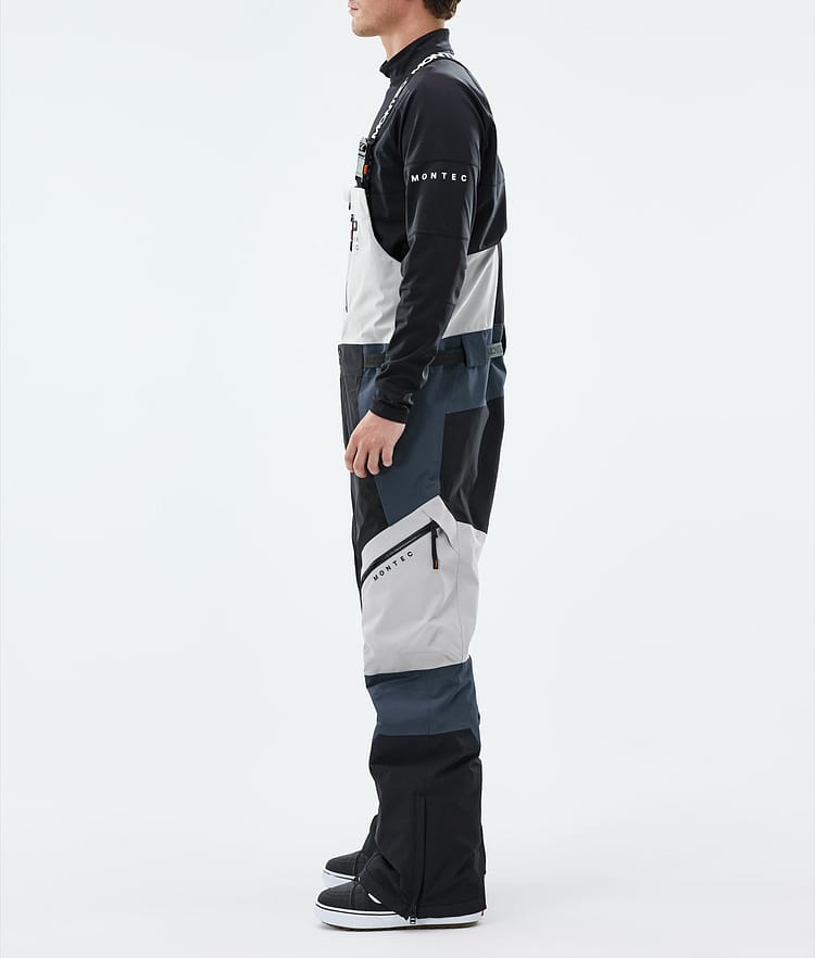 Montec Dozer Snowboardhose Herren Light Grey/Black/Metal Blue, Image 2 of 6