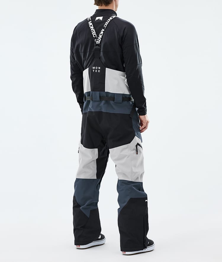 Montec Dozer Snowboardhose Herren Light Grey/Black/Metal Blue, Image 3 of 6