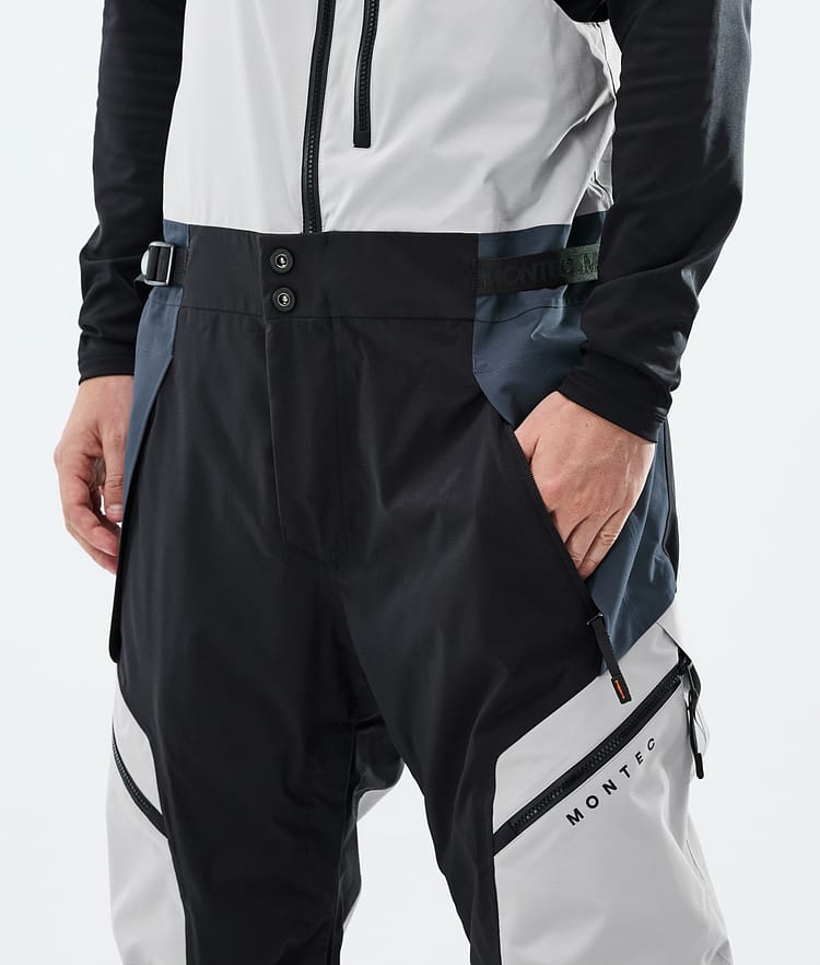 Montec Dozer Snowboardhose Herren Light Grey/Black/Metal Blue, Image 4 of 6