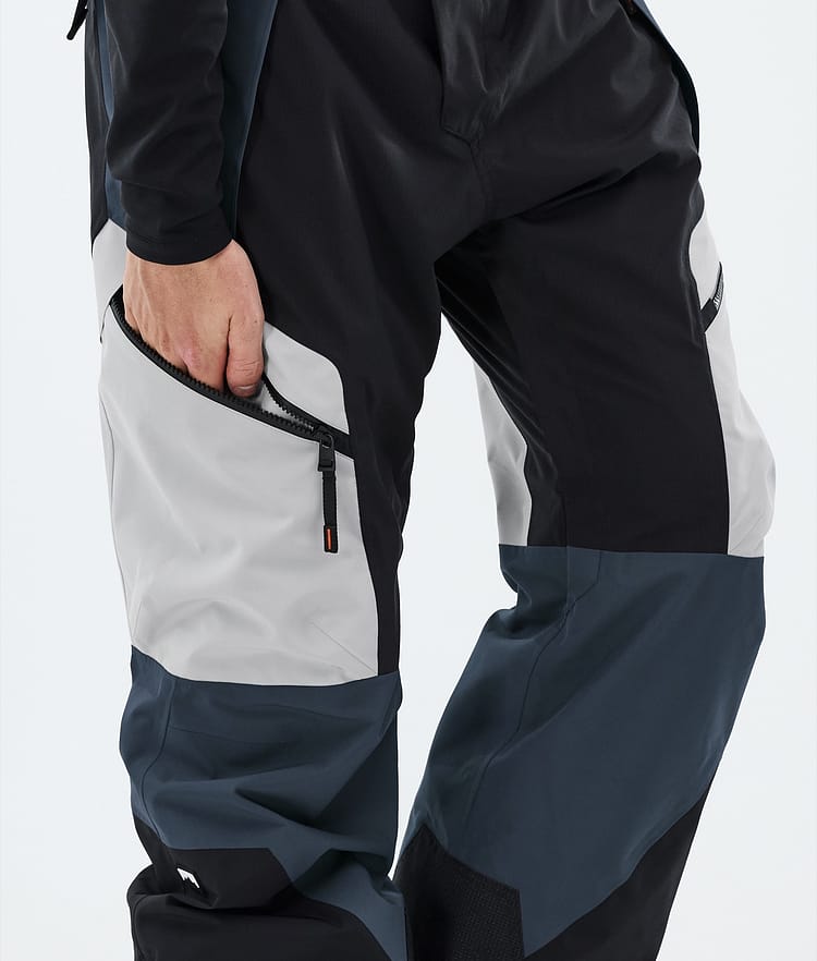 Montec Dozer Snowboardhose Herren Light Grey/Black/Metal Blue, Image 6 of 6