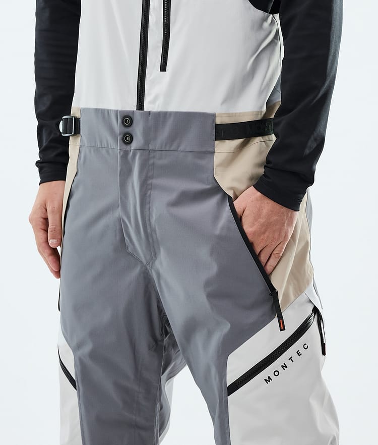 Montec Dozer Snowboardhose Herren Light Grey/Light Pearl/Sand, Image 4 of 6