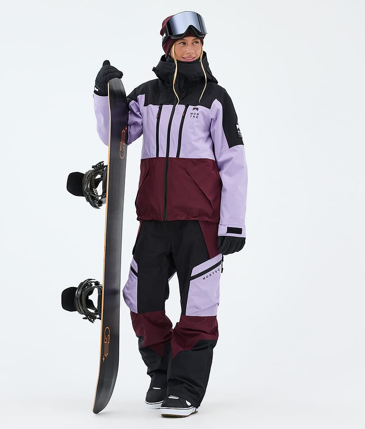 Montec Dozer W Snowboardhose Damen Faded Violet/Black/Burgundy, Image 2 of 7