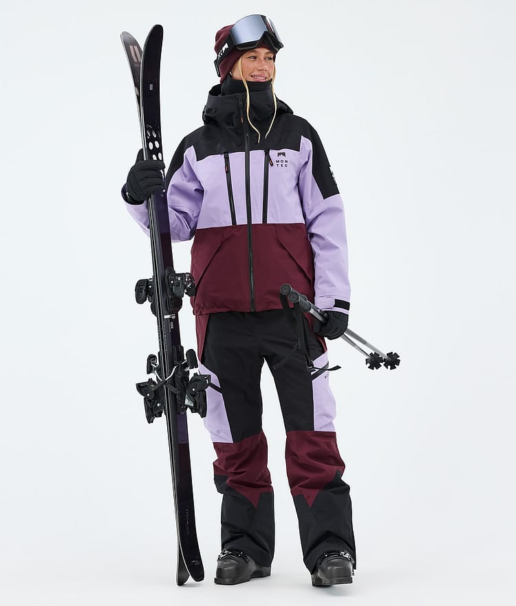 Montec Dozer W Skihose Damen Faded Violet/Black/Burgundy, Image 2 of 7