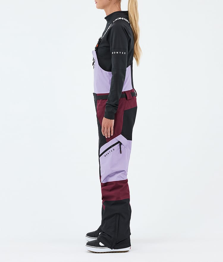 Montec Dozer W Snowboardhose Damen Faded Violet/Black/Burgundy, Image 3 of 7