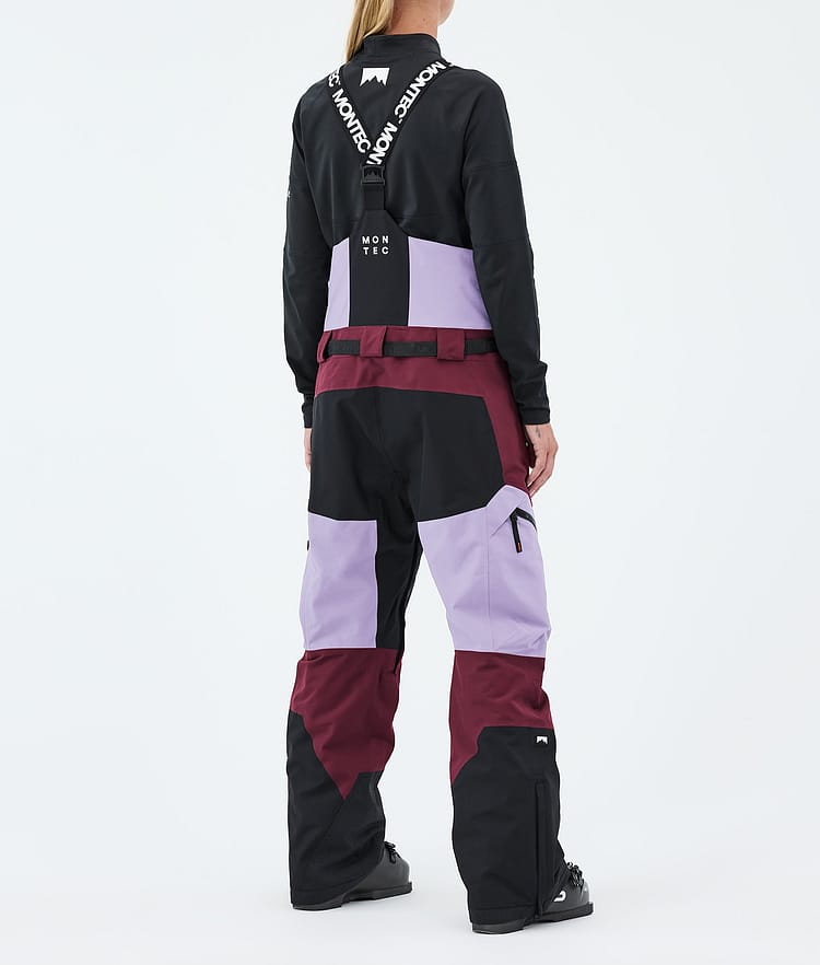 Montec Dozer W Skihose Damen Faded Violet/Black/Burgundy, Image 4 of 7