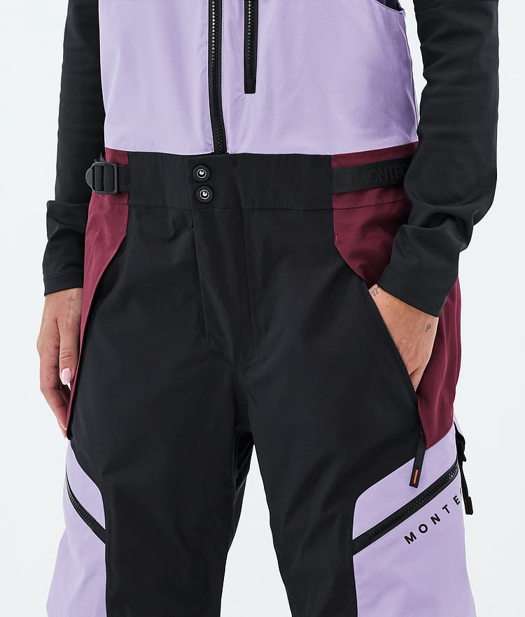 Montec Dozer W Skihose Damen Faded Violet/Black/Burgundy, Image 5 of 7