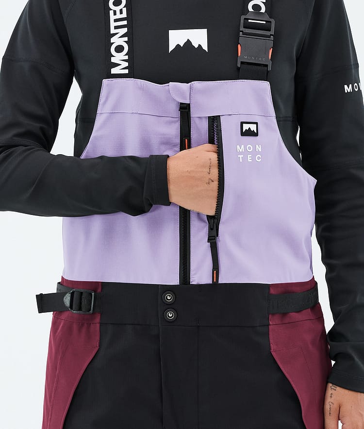 Montec Dozer W Snowboardhose Damen Faded Violet/Black/Burgundy, Image 6 of 7