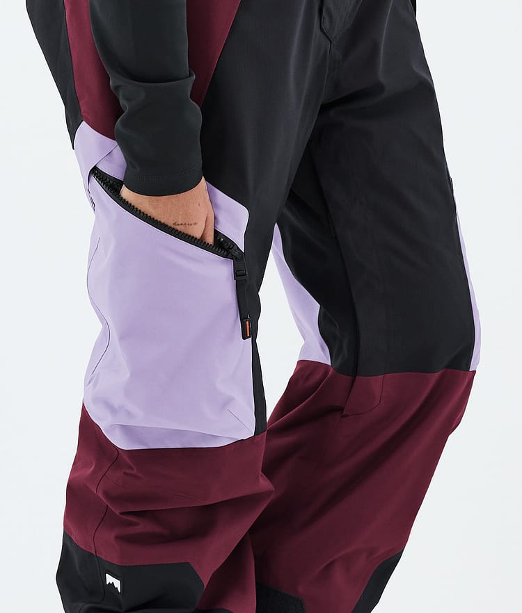 Montec Dozer W Snowboardhose Damen Faded Violet/Black/Burgundy, Image 7 of 7