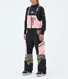 Montec Dozer W Snowboardhose Damen Soft Pink/Greenish/Black