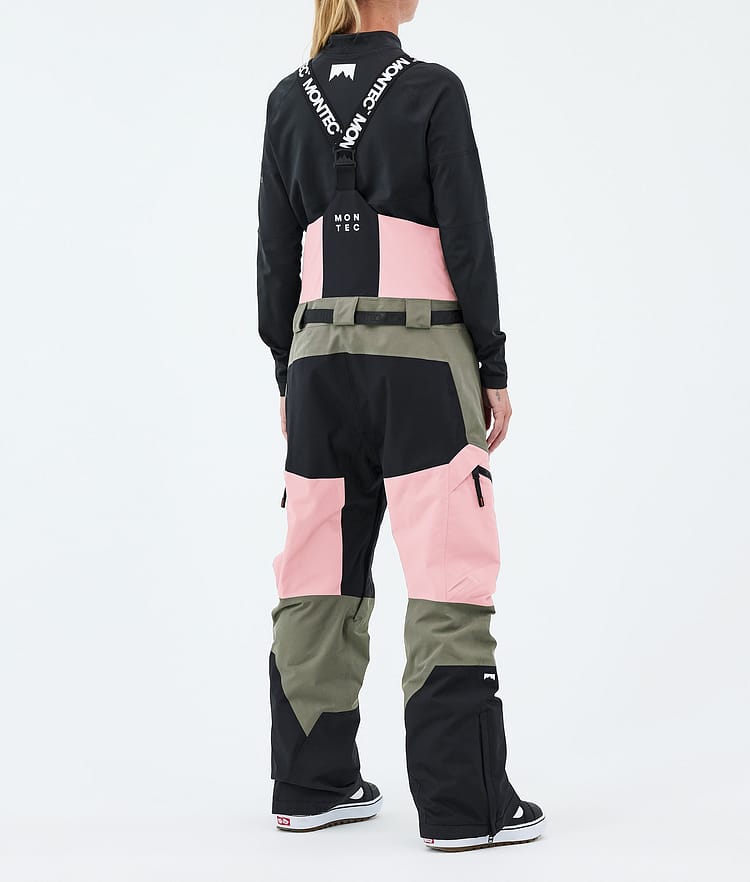 Montec Dozer W Snowboardhose Damen Soft Pink/Greenish/Black, Image 4 of 7