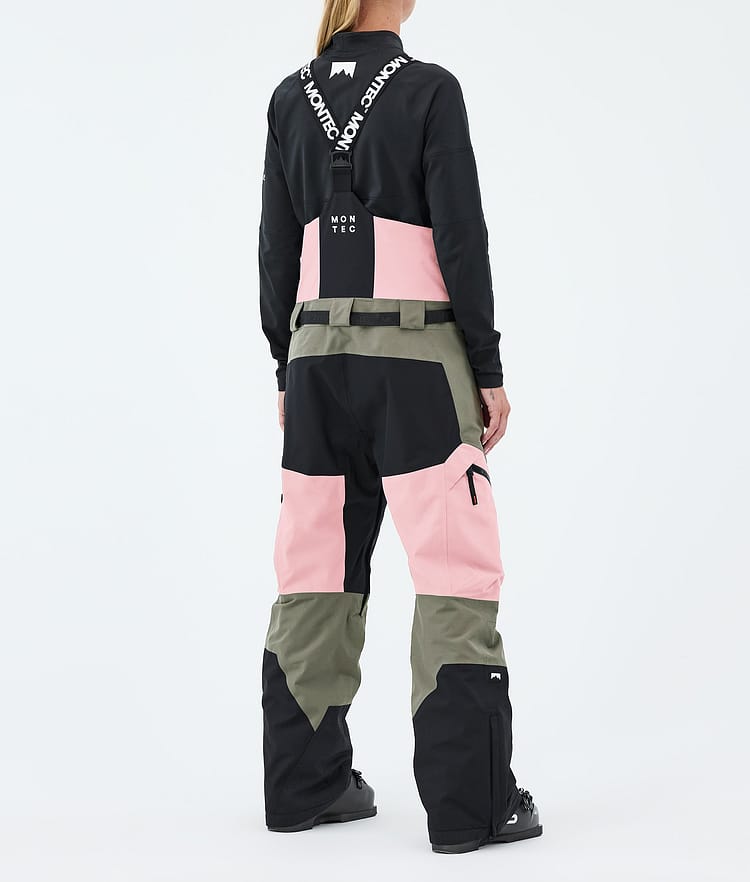Montec Dozer W Skihose Damen Soft Pink/Greenish/Black, Image 4 of 7