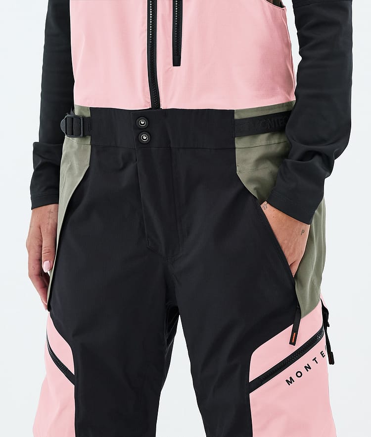 Montec Dozer W Skihose Damen Soft Pink/Greenish/Black, Image 5 of 7