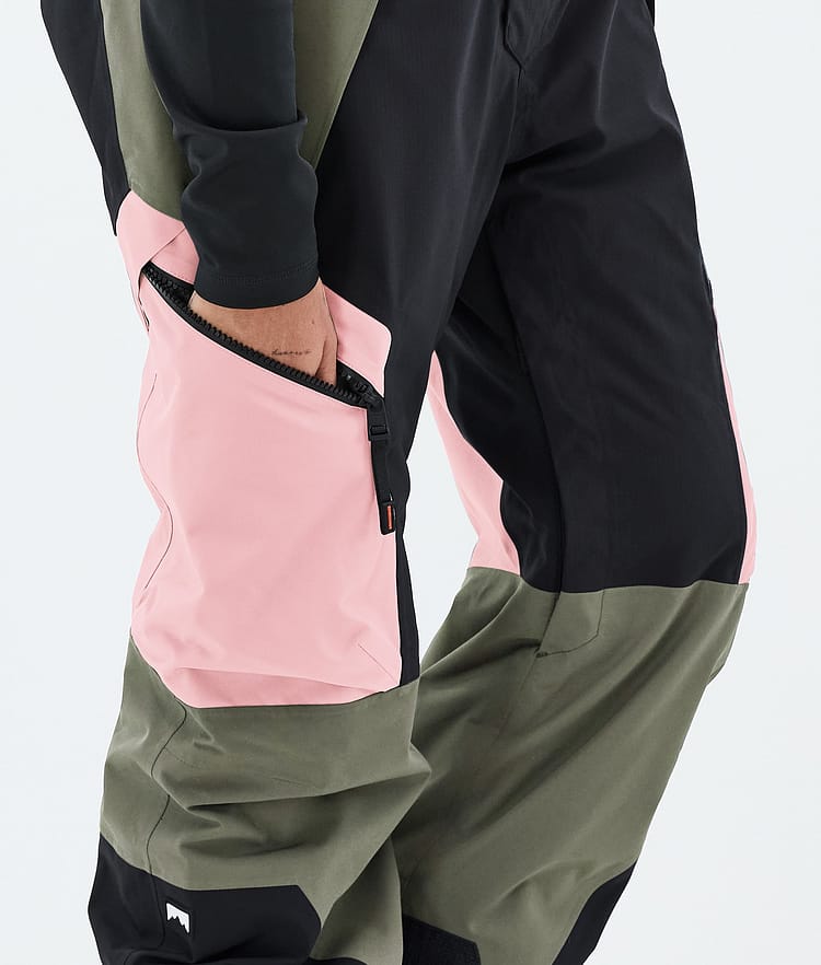 Montec Dozer W Skihose Damen Soft Pink/Greenish/Black, Image 7 of 7