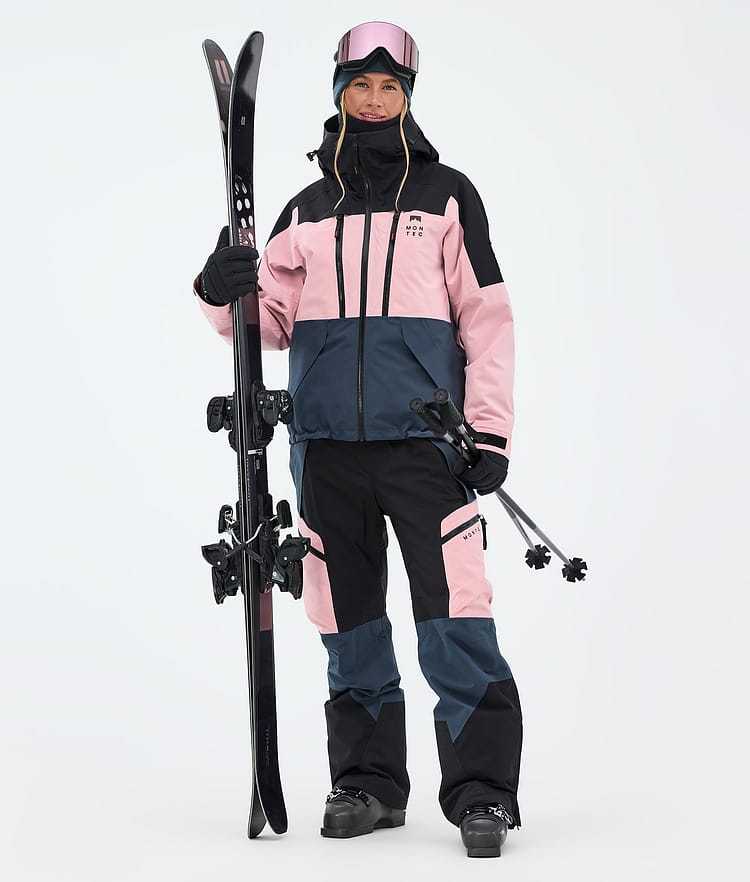 Montec Dozer W Skihose Damen Soft Pink/Black/Metal Blue, Image 2 of 7