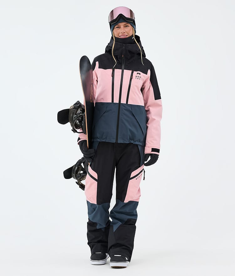 Montec Dozer W Snowboardhose Damen Soft Pink/Black/Metal Blue, Image 2 of 7