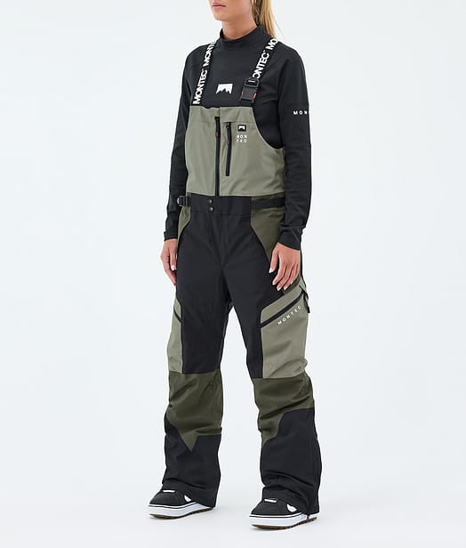 Montec Dozer W Snowboardhose Damen Greenish/Black/Olive Green