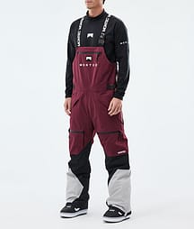 Montec Arch Snowboardhose Herren Burgundy/Black/Light Grey
