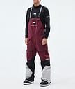 Montec Arch Snowboardhose Herren Burgundy/Black/Light Grey