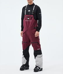 Montec Arch Skihose Herren Burgundy/Black/Light Grey