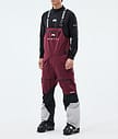Montec Arch Skihose Herren Burgundy/Black/Light Grey