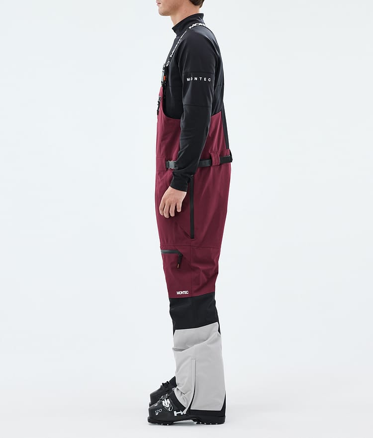 Montec Arch Skihose Herren Burgundy/Black/Light Grey, Image 2 of 6