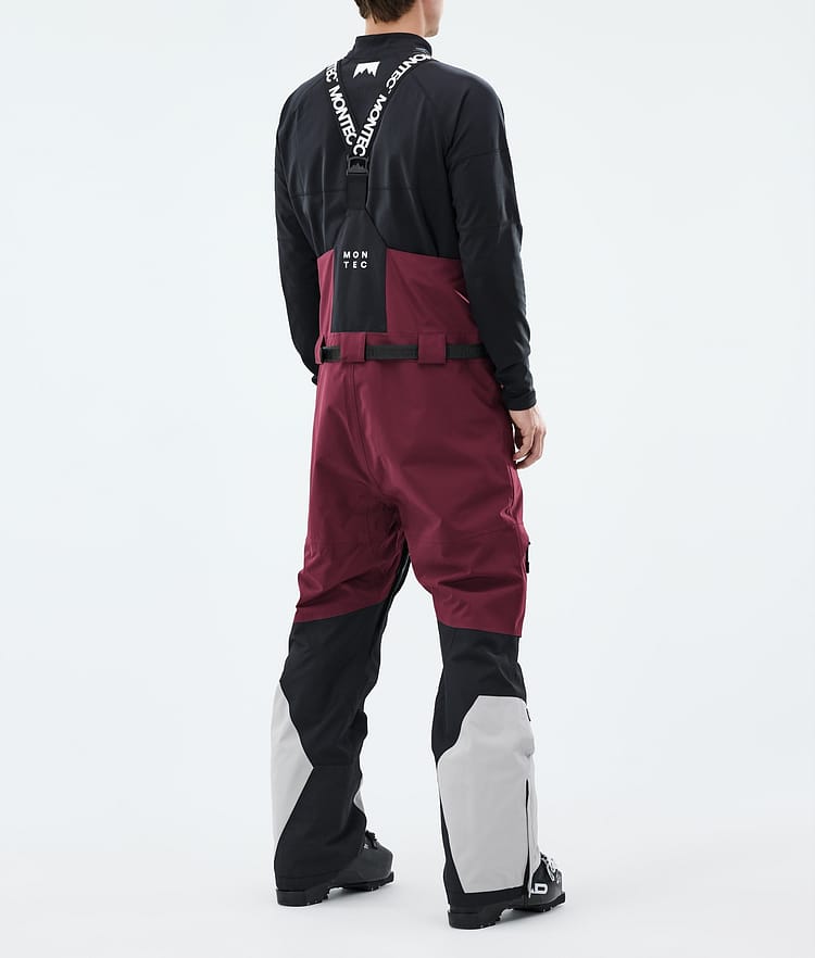 Montec Arch Skihose Herren Burgundy/Black/Light Grey, Image 3 of 6