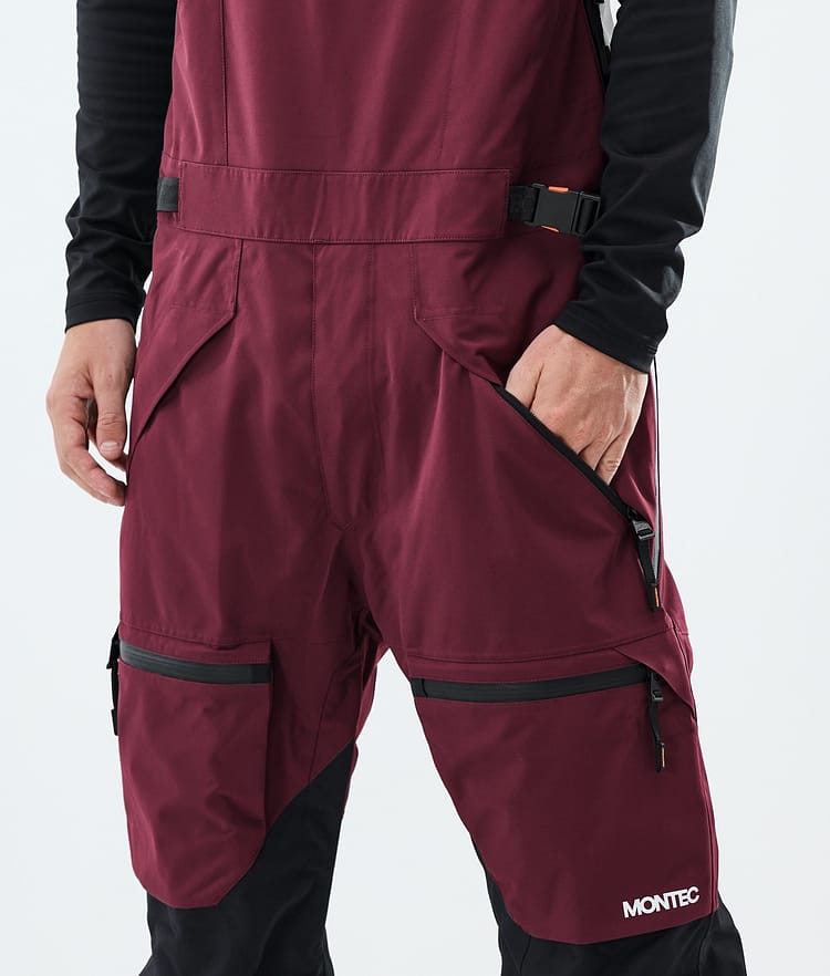 Montec Arch Skihose Herren Burgundy/Black/Light Grey, Image 4 of 6