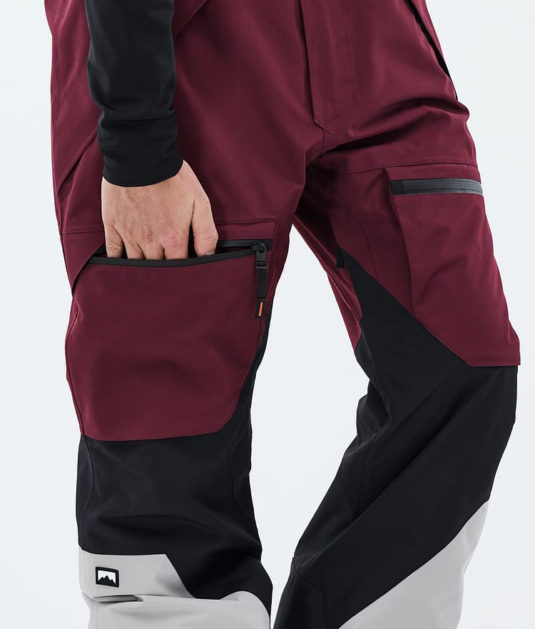 Montec Arch Snowboardhose Herren Burgundy/Black/Light Grey, Image 6 of 6