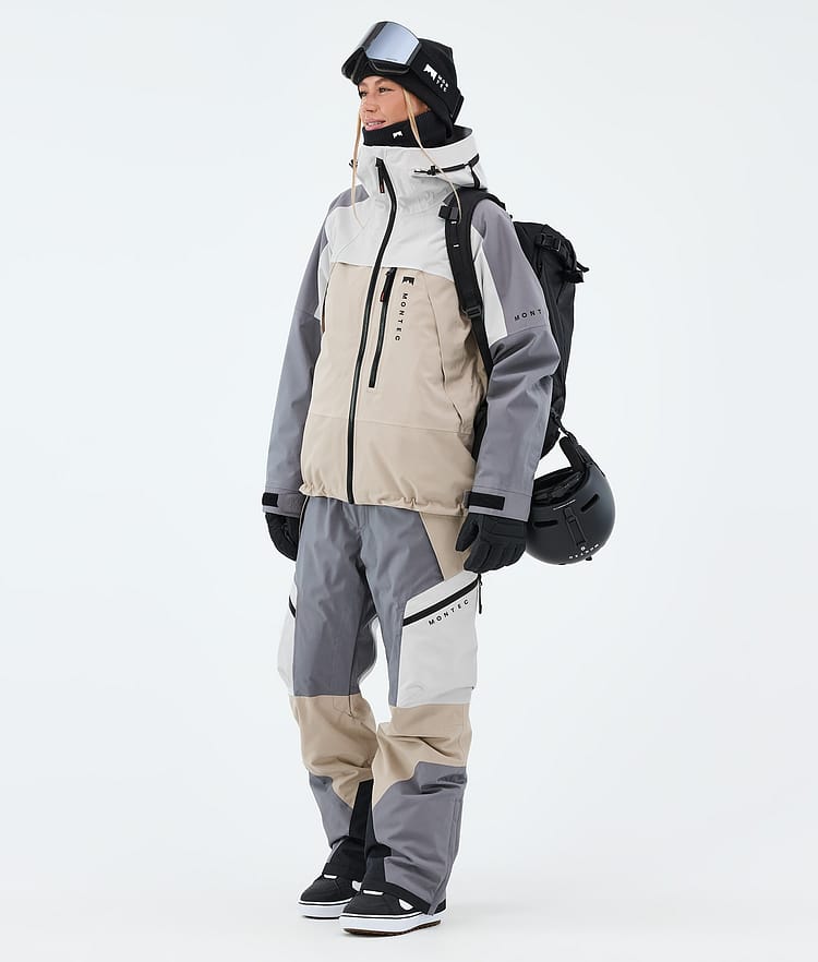 Montec Dozer W Snowboardhose Damen Light Grey/Light Pearl/Sand, Image 2 of 7
