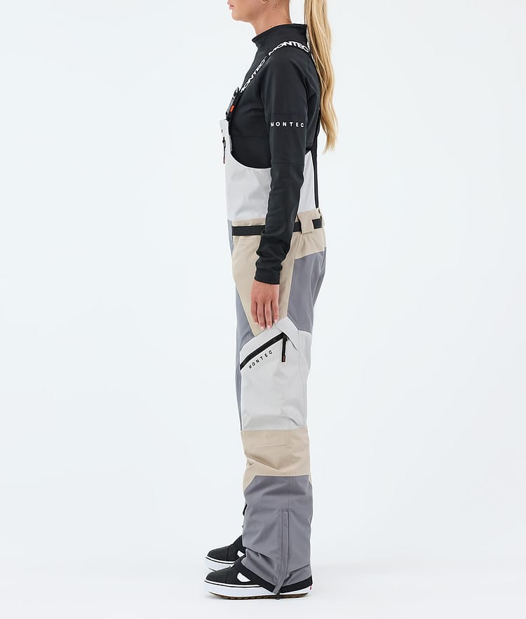 Montec Dozer W Snowboardhose Damen Light Grey/Light Pearl/Sand, Image 3 of 7