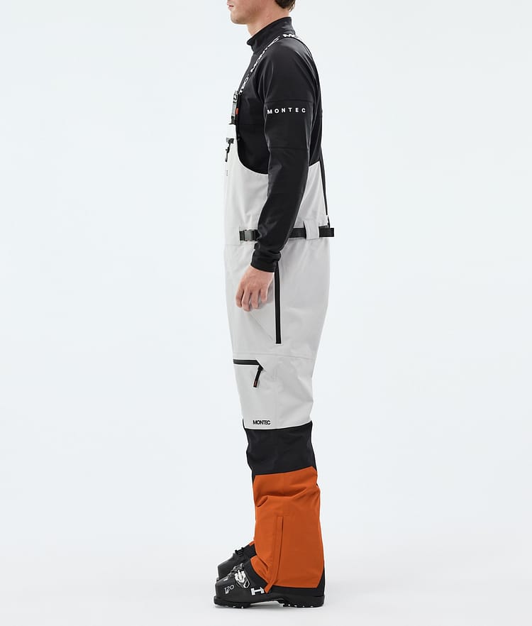 Montec Arch Skihose Herren Light Grey/Black/Burned Orange, Image 2 of 6