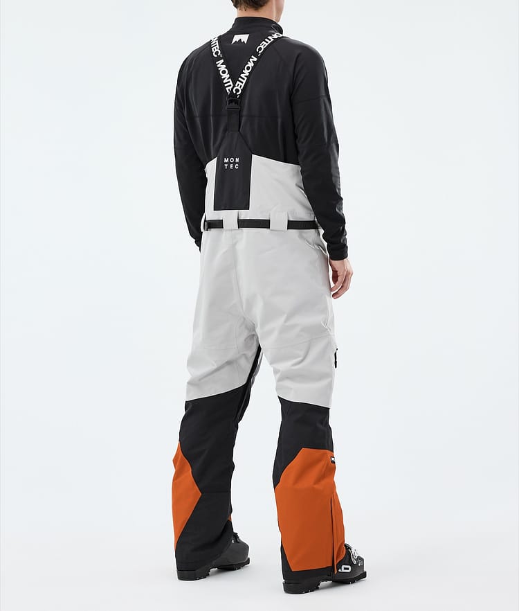 Montec Arch Skihose Herren Light Grey/Black/Burned Orange, Image 3 of 6