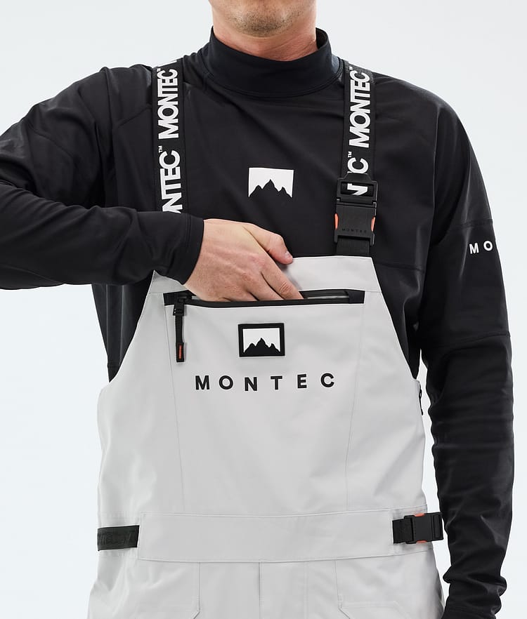 Montec Arch Snowboardhose Herren Light Grey/Black/Burned Orange, Image 5 of 6