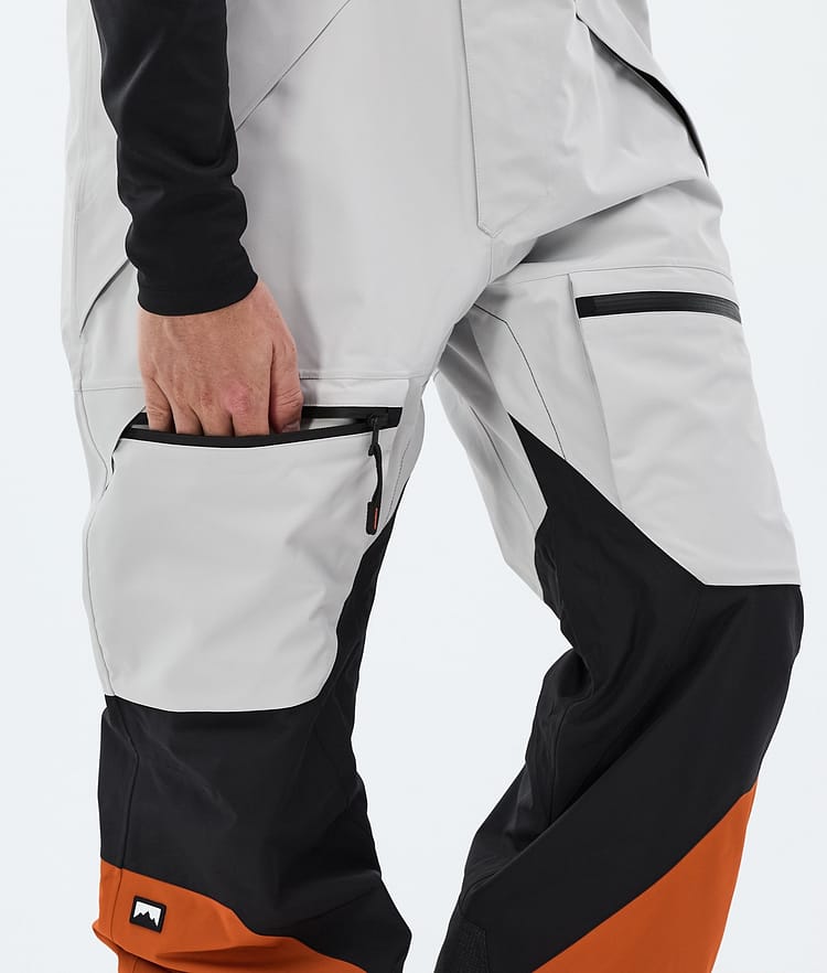 Montec Arch Skihose Herren Light Grey/Black/Burned Orange, Image 6 of 6