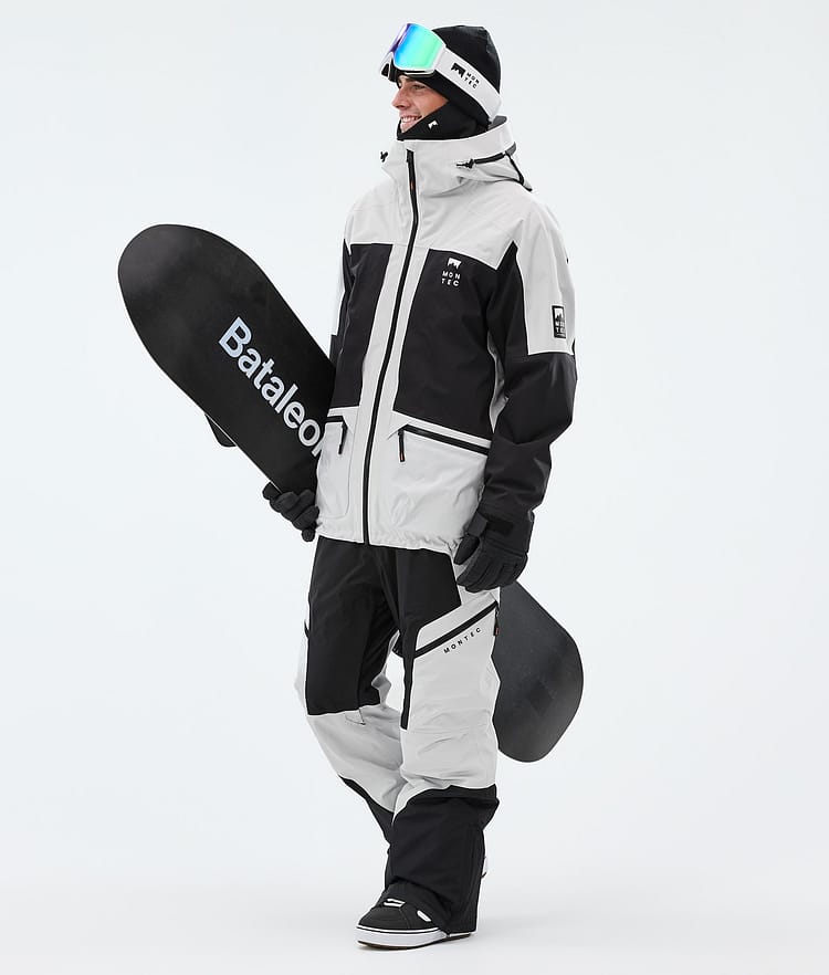 Montec Morpheus Snowboardjacke Herren Light Grey/Black, Bild 2 von 9