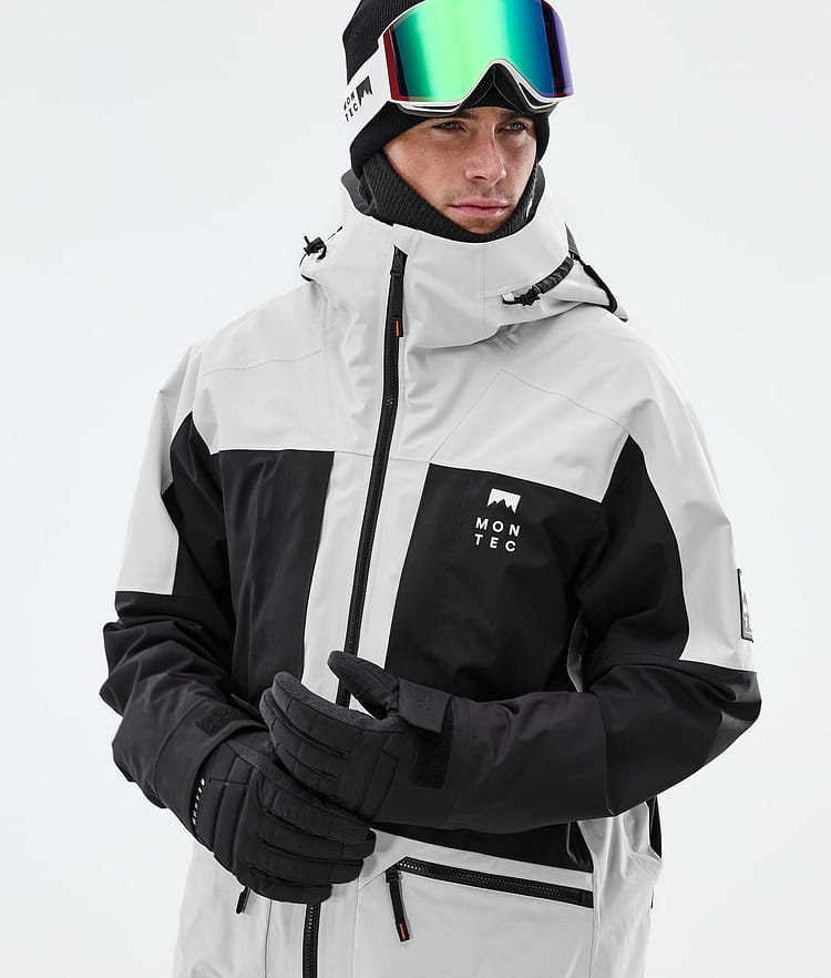Montec Morpheus Snowboardjacke Herren Light Grey/Black, Bild 4 von 9