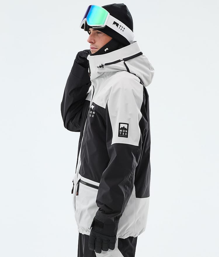 Montec Morpheus Skijacke Herren Light Grey/Black, Image 5 of 9