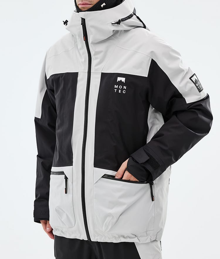 Montec Morpheus Skijacke Herren Light Grey/Black, Image 7 of 9