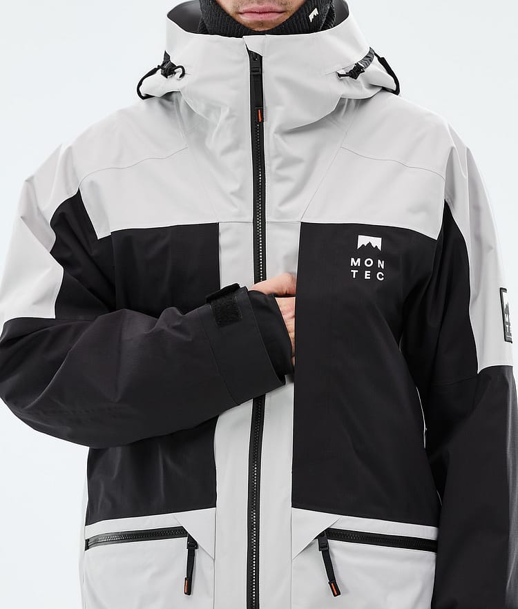 Montec Morpheus Skijacke Herren Light Grey/Black, Image 8 of 9