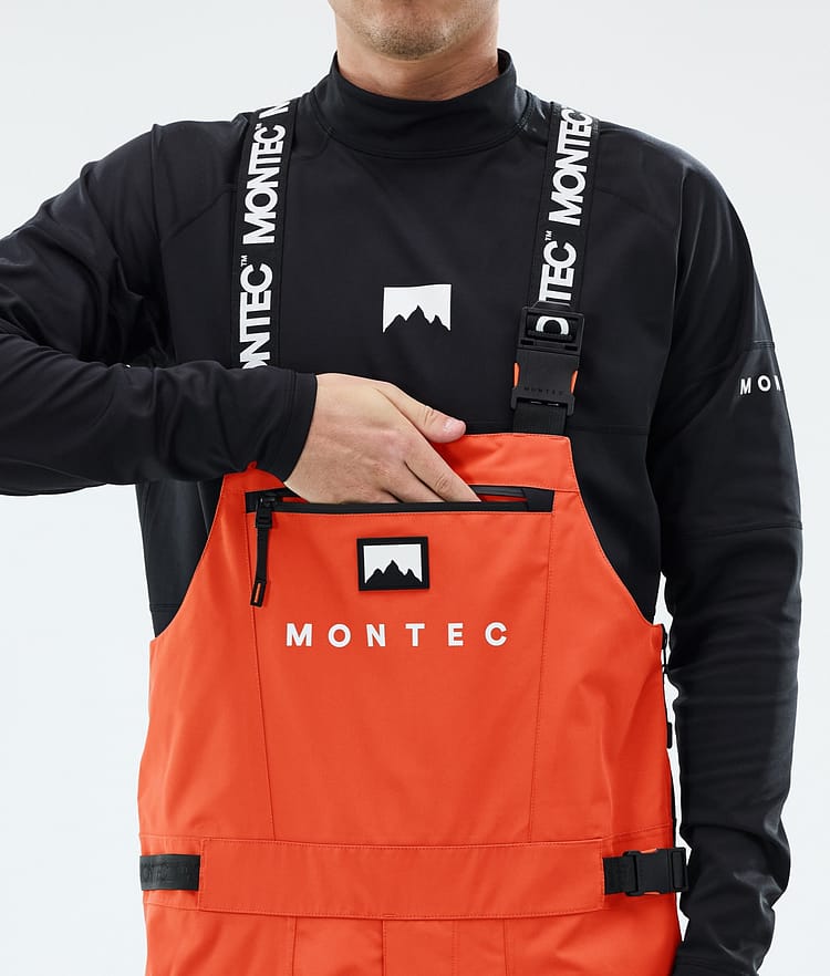 Montec Arch Skihose Herren Orange/Black, Bild 5 von 6