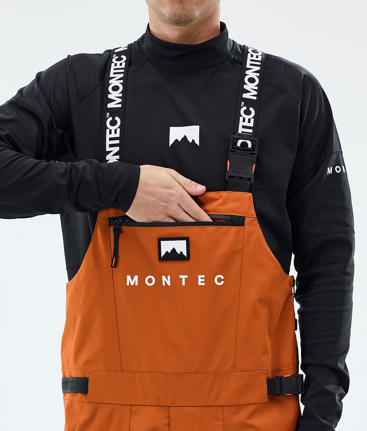 Montec Arch Skihose Herren Burned Orange/Black, Image 5 of 6