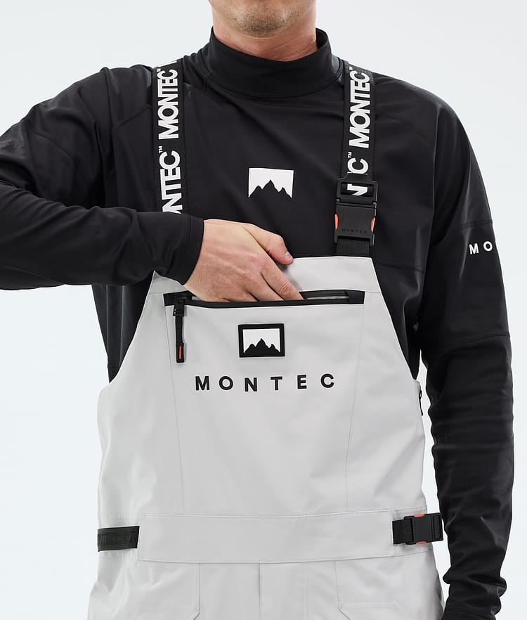 Montec Arch Snowboardhose Herren Light Grey/Black, Image 5 of 6